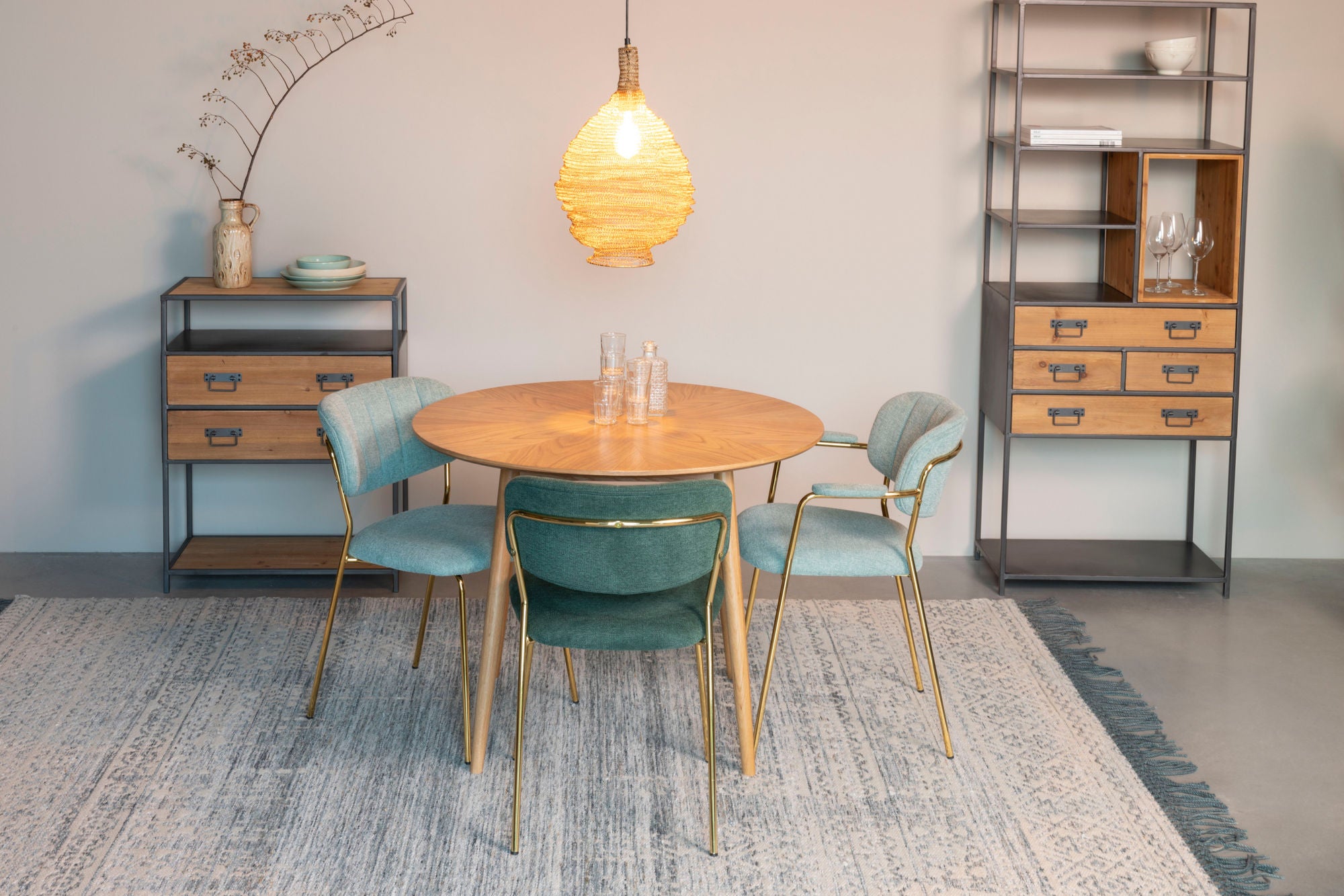 Lena Brass Pendant Lamp Medium